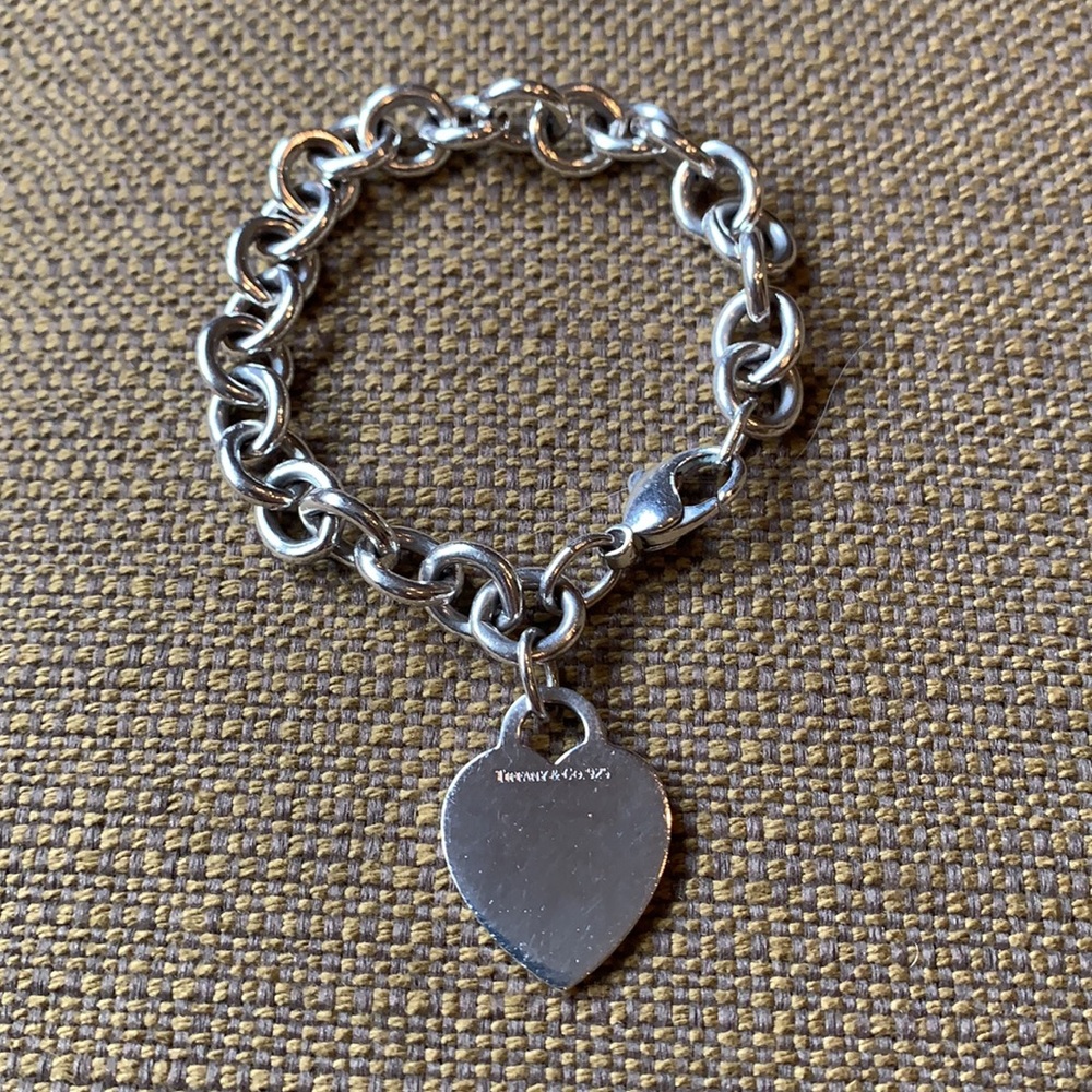 Authentic Tiffany & Co. Heart Bracelet
